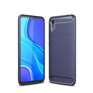 CARBON Zadný obal pre Xiaomi Redmi 9A / 9AT - modrý