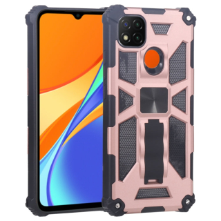 HOLDER ARMOR Tvrdený kryt pre Xiaomi Redmi 9C - ružový