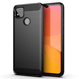 CARBON Zadný obal pre Xiaomi Redmi 9C - čierny