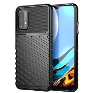 THUNDER Ochranný kryt pre Xiaomi Redmi 9T - čierny