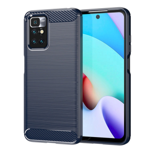 CARBON Zadný obal pre Xiaomi Redmi 10 / Redmi 10 2022 - modrý