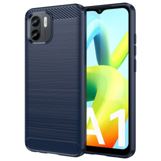CARBON Zadný obal pre Xiaomi Redmi A1 / Redmi A2 - modrý