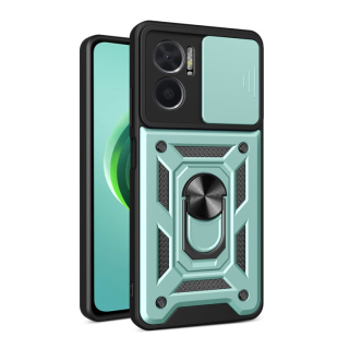 SLIDING ARMOR Tvrdený kryt pre Xiaomi Redmi 10 5G - zelený