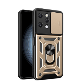 SLIDING ARMOR Tvrdený kryt pre Xiaomi Redmi 12 - zlatý