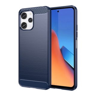 CARBON Zadný obal pre Xiaomi Redmi 12 - modrý