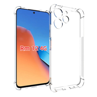 TRANSPARENTNÝ Silikónový obal pre Xiaomi Redmi 12 - priesvitný