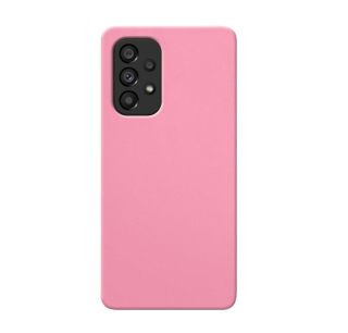 MATT Silikónový Zadný kryt pre Samsung Galaxy A53 5G - ružový