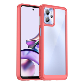 ACRYLIC Zadný kryt pre Motorola Moto G13 / G23 - červený