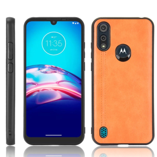 SEWING Zadný kryt pre Motorola Moto E6i / Moto E6s - hnedý