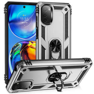 RING ARMOR Tvrdený kryt pre Motorola Moto E32 / E32s - sivý