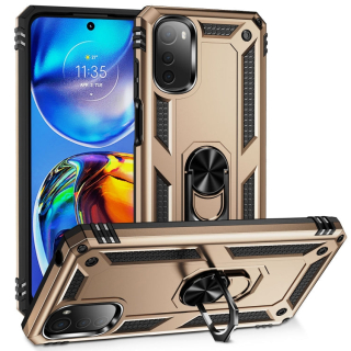 RING ARMOR Tvrdený kryt pre Motorola Moto E32 / E32s - zlatý