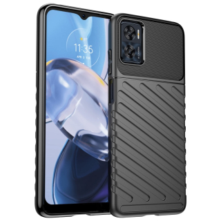 THUNDER Ochranný kryt pre Motorola Moto E22 / E22i - čierny