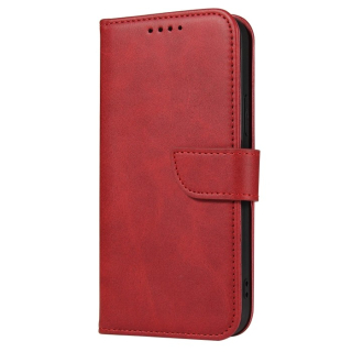 BUCKLE Peňaženkové puzdro pre Samsung Galaxy S22 - červené