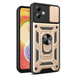SLIDING ARMOR Tvrdený kryt pre Motorola Moto G14 - zlatý