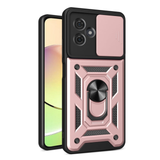 SLIDING ARMOR Tvrdený kryt pre Motorola Moto G54 5G / G54 5G Power Edition - ružový