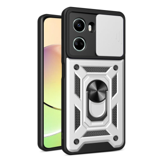 SLIDING ARMOR Tvrdený kryt pre Huawei nova 10 SE - sivý
