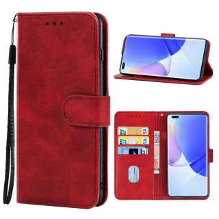 SOLID Knižkové puzdro pre Huawei Nova 9 SE - červené