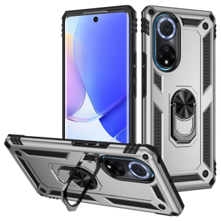 RING ARMOR Tvrdený kryt pre Huawei Nova 9 - sivý