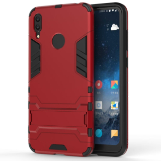 HOLDER ARMOR Tvrdený kryt pre Huawei Y7 2019 / Y7 Prime 2019 - červený