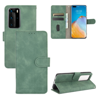 SOLID Knižkové puzdro pre Huawei P40 Pro - zelené