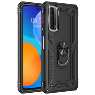 RING ARMOR Tvrdený kryt pre Huawei P Smart 2021 - čierny