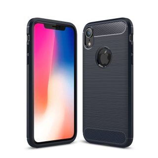 CARBON Zadný obal pre Apple iPhone XR - modrý