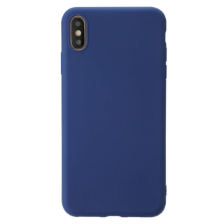 MATT Silikónový obal pre Apple iPhone X / XS - modrý