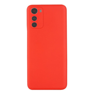 MATT Silikónový Zadný kryt pre Motorola Moto E32 / E32s - červený