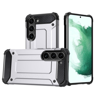HYBRID ARMOR Tvrdený kryt na Samsung Galaxy S23 5G - sivý
