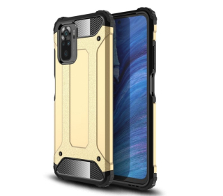 HYBRID ARMOR Tvrdený kryt na Xiaomi Redmi Note 11 / 11s - zlatý