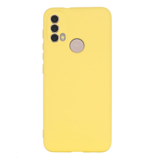 SNAPY silikónový obal na Motorola Moto E40 / E30 / E20 - žltý