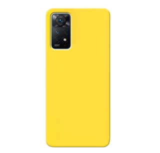 SNAPY silikónový obal na Xiaomi Redmi Note 11 Pro / Note 11 Pro 5G - žltý