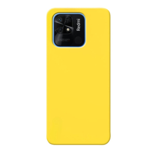SNAPY silikónový obal na Xiaomi Redmi 10C - žltý
