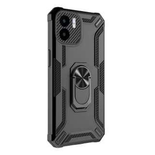 WARSHIP Tvrdený kryt na Xiaomi Redmi A1 / Redmi A2 - čierny