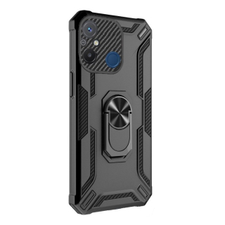 WARSHIP Tvrdený kryt na Xiaomi Redmi 12C - čierny