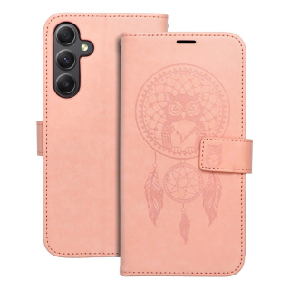 MEZZO Knižkové puzdro pre Samsung Galaxy A35 5G - Lapač snov (oranžové)
