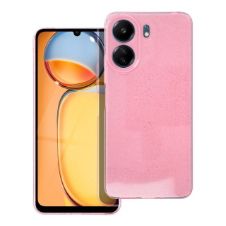 CLEAR CASE 2 mm Zadný kryt pre Xiaomi Redmi 13C / POCO C65 - ružový