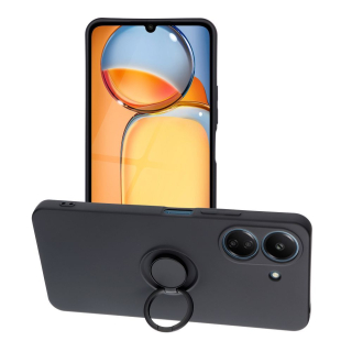 SILICONE RING Zadný kryt pre Xiaomi Redmi 13C / POCO C65 - čierny