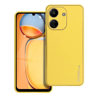 LEDER Zadný kryt pre Xiaomi Redmi 13C / POCO C65 - žltý