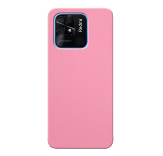 MATT Silikónový Zadný kryt pre Xiaomi Redmi 10C - ružový