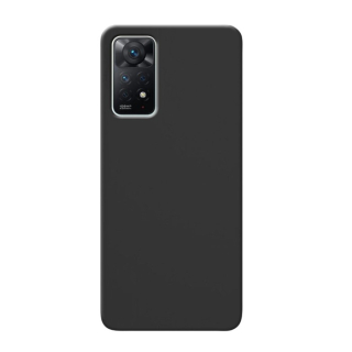 MATT Silikónový Zadný kryt pre Xiaomi Redmi Note 11 Pro / Note 11 Pro 5G - čierny