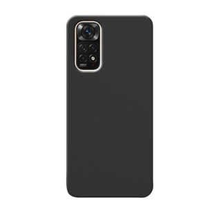 MATT Silikónový Zadný kryt pre Xiaomi Redmi Note 11 / Note 11s - čierny
