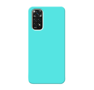 MATT Silikónový Zadný kryt pre Xiaomi Redmi Note 11 / Note 11s - mentolový