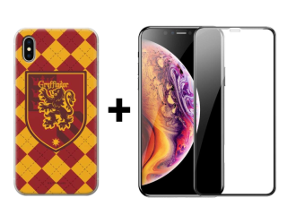 9D SKLO + KRYT 2v1 pre Apple iPhone X , XS - Harry Potter 001