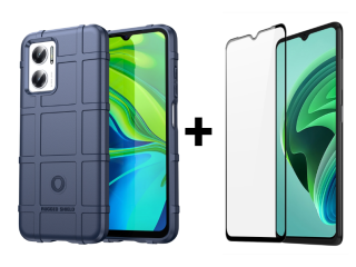 SKLO + KRYT 2v1 pre Xiaomi Redmi 10 5G - Zadný Kryt COVERAGE modrý