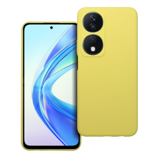 MATT Zadný silikónový kryt pre Honor X7b - žltý