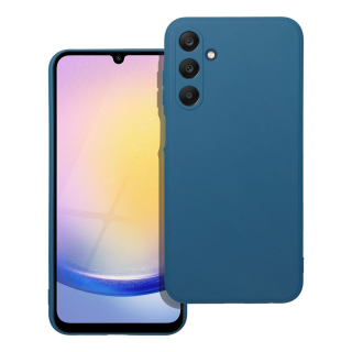 MATT Zadný silkonový kryt pre Samsung Galaxy A25 5G - modrý