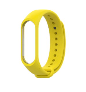 Mi Band nahradný náramok pre Xiaomi MiBand 3 / 4 / 5 / 6 žltý