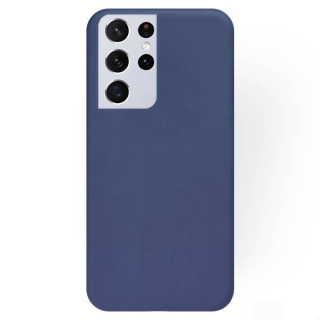 Silikonové púzdro na Samsung Galaxy S21 Ultra - modré