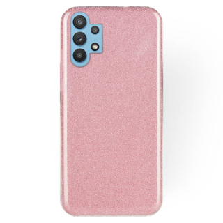 Silikonové púzdro na Samsung Galaxy A32 4G Glitter ružové